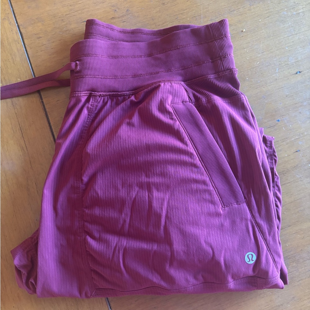 Lululemon studio pants - size 10 burgundy